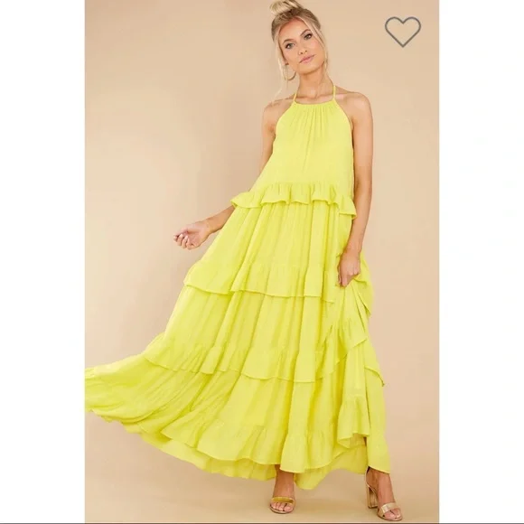 chinese dress ladies Sunny Horizon Maxi Dress in Yellow L / Yellow main image 1